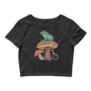 Fungus Frog - Women’s Crop Tee