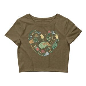 I Love Gardening - Women’s Crop Tee