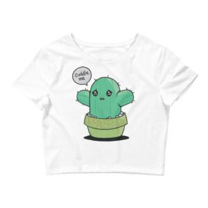 Cactus Cuddles - Women’s Crop Tee