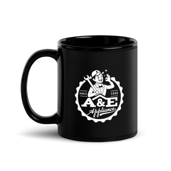 A&E Appliance Repair - Black Glossy Mug - Image 2